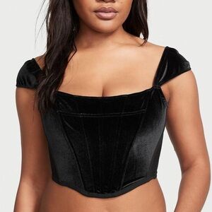Victoria's Secret DREAM ANGELS Velvet Corset Top